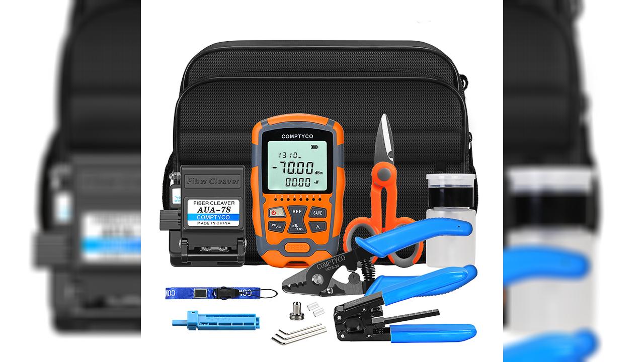 COMPTYCO AUA-M70 Cable Tool Set - Optical Power Meter & Red