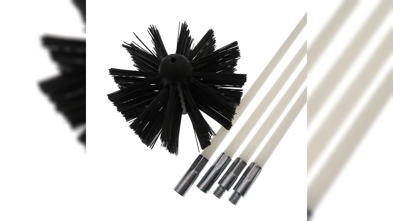 9pcs Dryer Vent Cleaning Kit Eco-Friendly Chimney Brushes